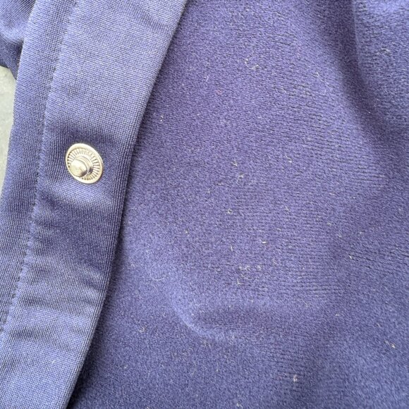 EUC Fabletics Molly Fleece Break-Away Navy Track Pant - Picture 9 of 10